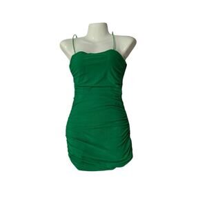 Princess Polly Green Mini Dress Size 2